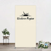 Lofaris Simple Vibe Western Region Birthday Rectangle Backdrop